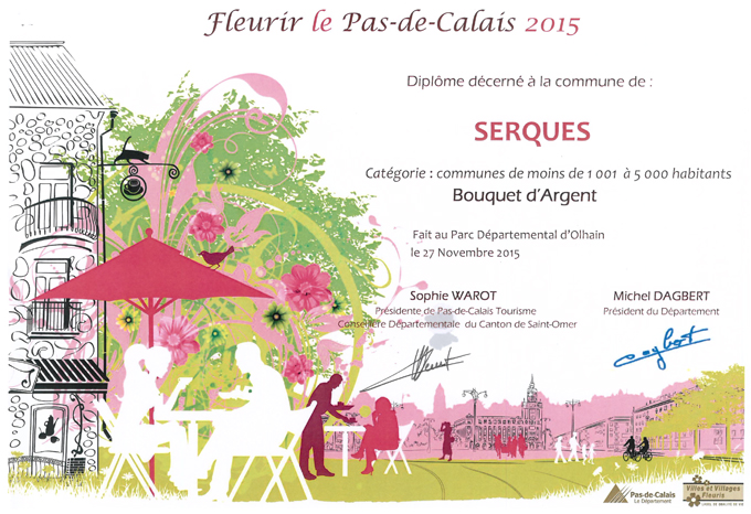 Serques, Village fleuri
