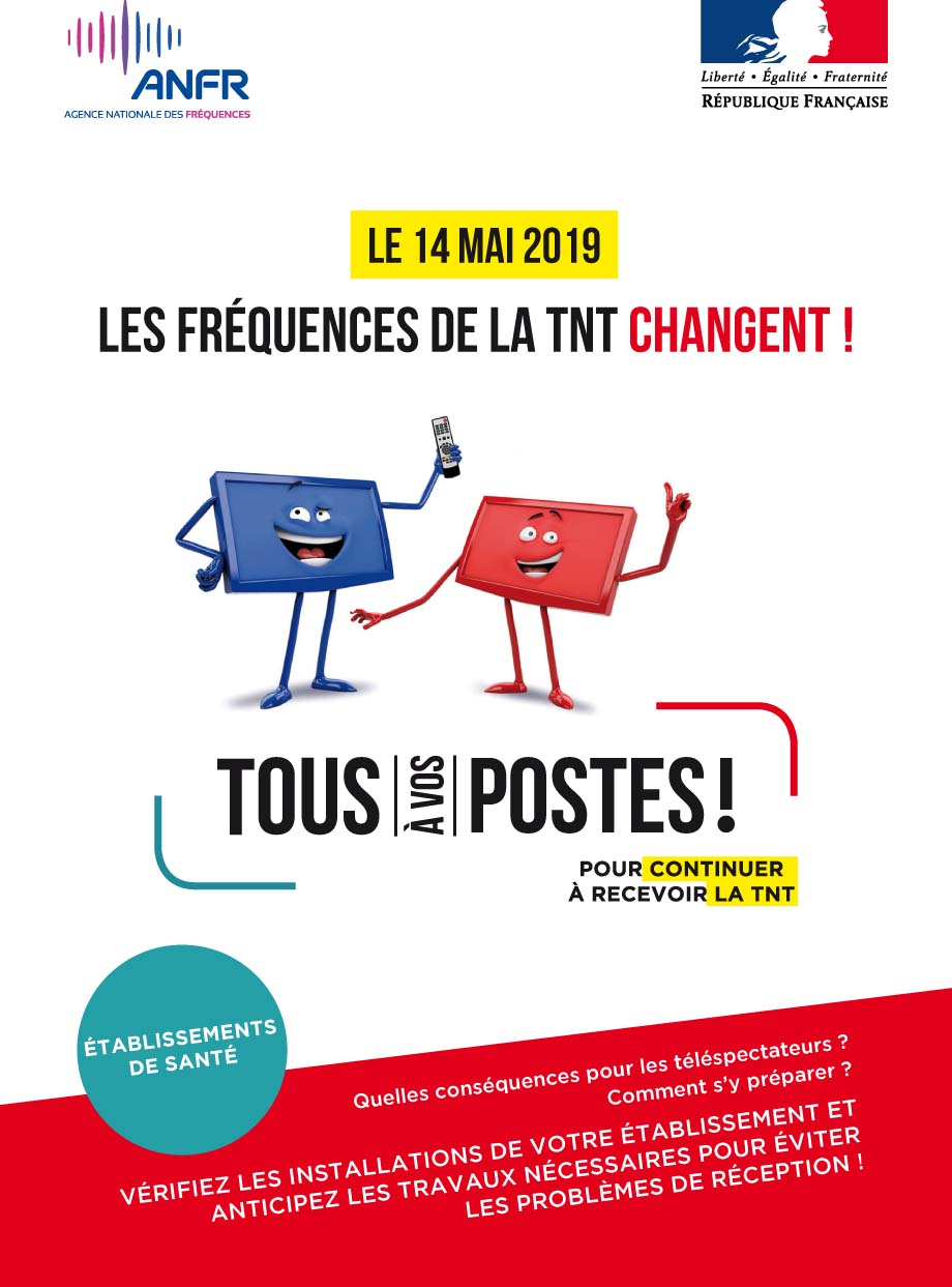 Les frequences de la tnt changent