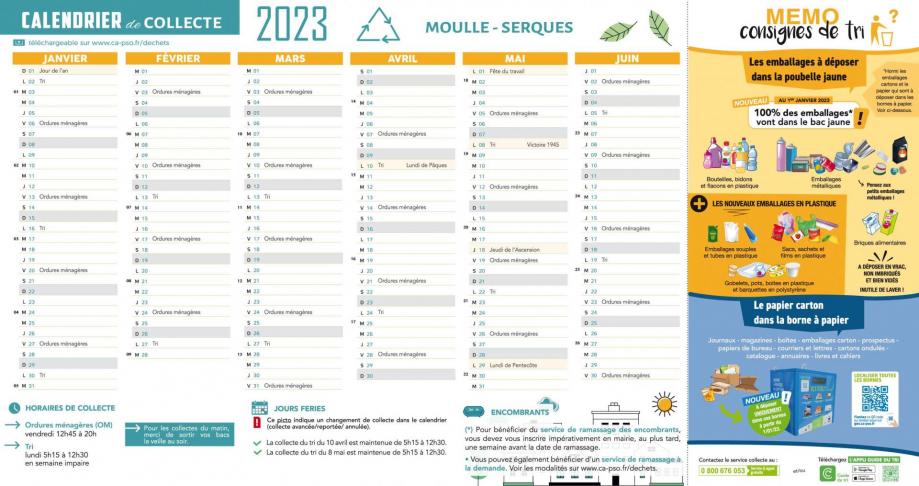 Moulle serques calendrier de collecte 2023 1
