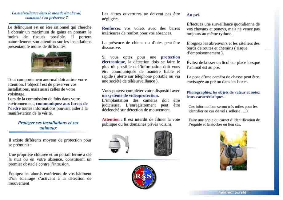 Plaquette prevention centres equestres 2